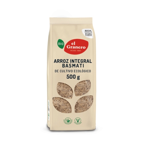 ARROZ BASMATI INTEGRAL 500 GR EL GRANERO BIO