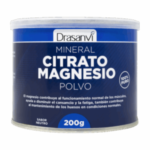 CITRATO MAGNESIO EN POLVO 200mg 100%PURO DRASANVI