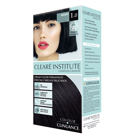 Crema Color Permanente 1.0 Negro Colour Clinuance Clearé