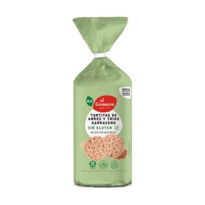 Tortitas de arroz y trigo sarraceno 115gr El Granero Bio