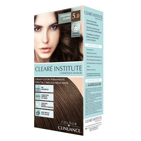 Crema Color Permanente 5.0 Castaño Claro Colour Clinuance Clearé