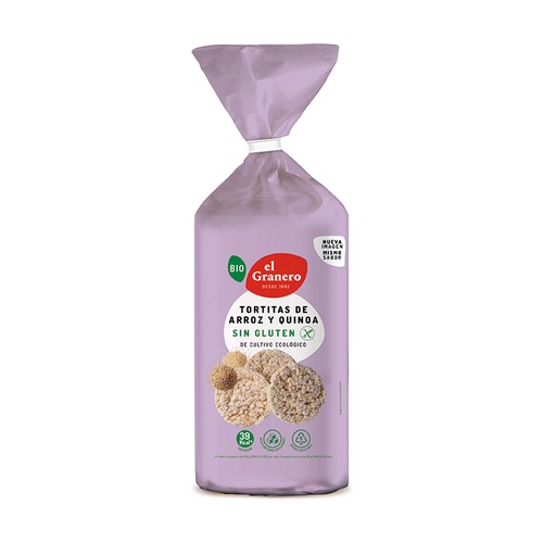 Tortitas de arroz y quinoa 115gr El Granero Bio
