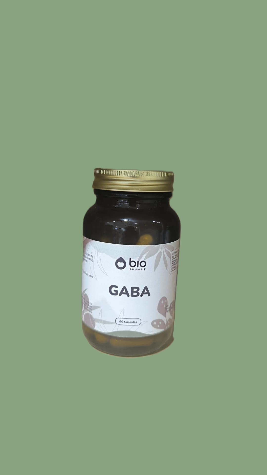 GABA 60 cap 600mg BIOSALUDABLE - Imagen 2