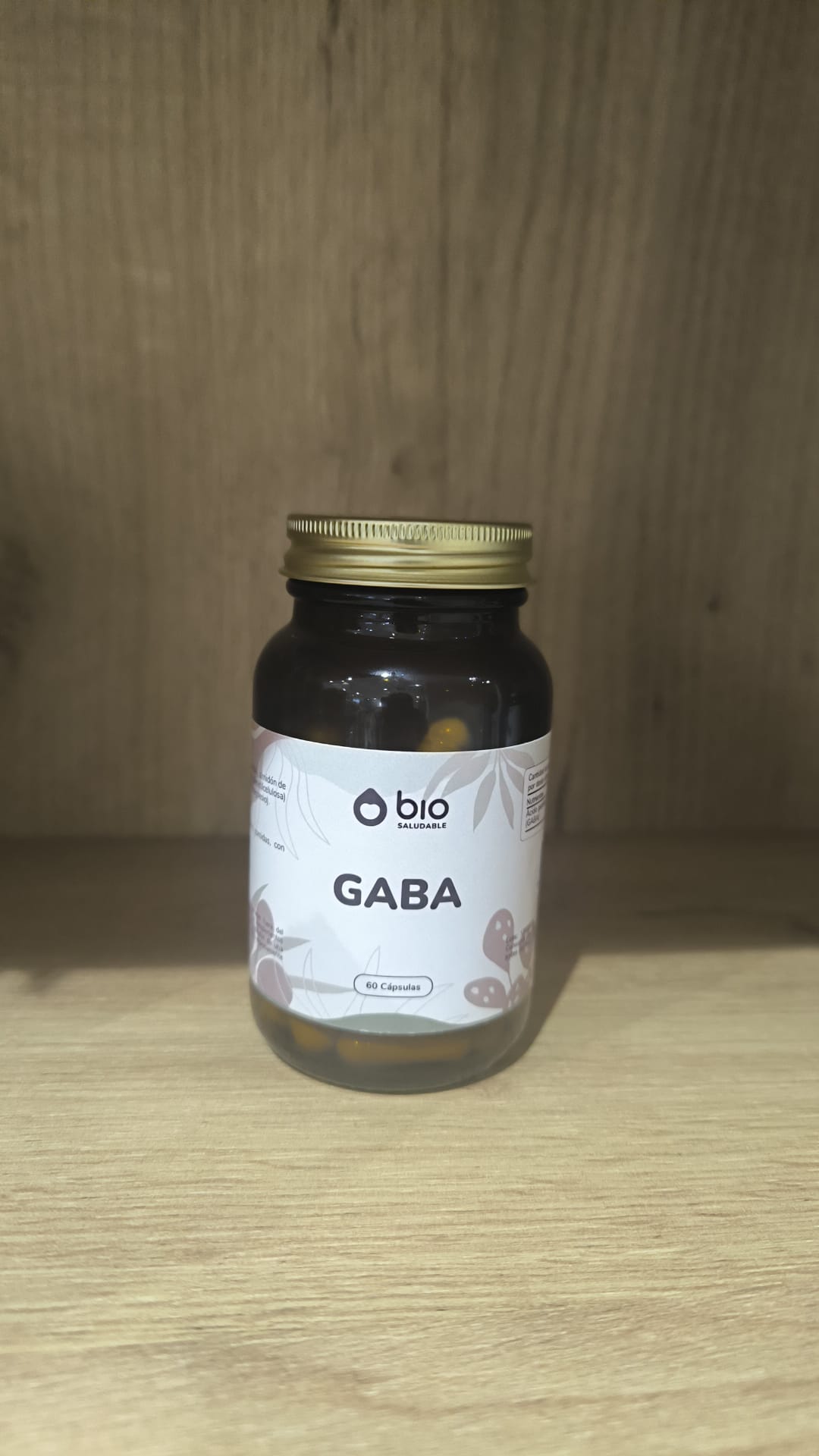 GABA 60 cap 600mg BIOSALUDABLE