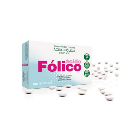 Ácido Fólico Comprimidos Retard Soria Natural