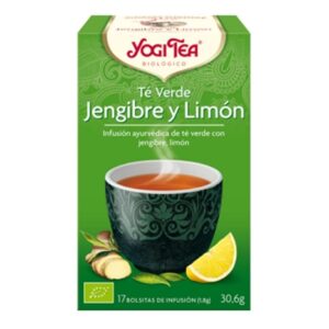 Yogi Tea Te Verde Jengibre Limón 17 filtros