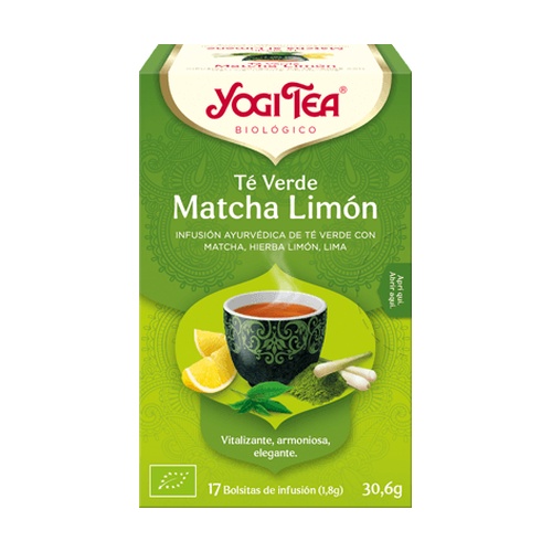 Yogi Tea Te Verde Matcha Limon 17 filtros