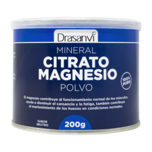CITRATO MAGNESIO EN POLVO 200mg 100%PURO DRASANVI