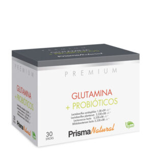 GLUTAMINA+PROBIOTICOS 30 stick LINEA PREMIUM de Prisma Natural