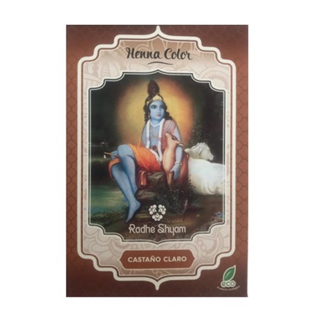 Henna Castaño Claro Radhe Shyam